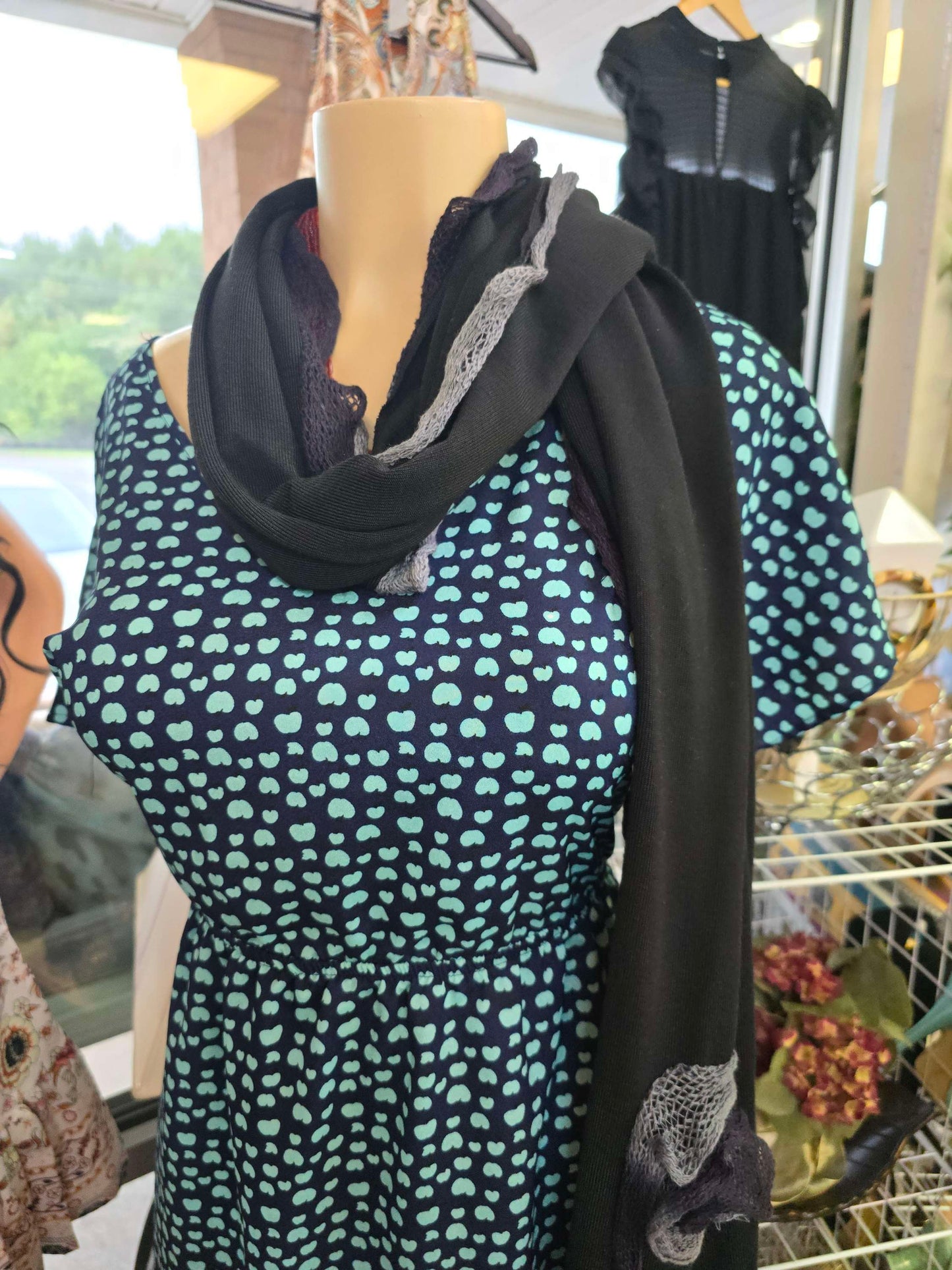 Dark blue scarf image 3