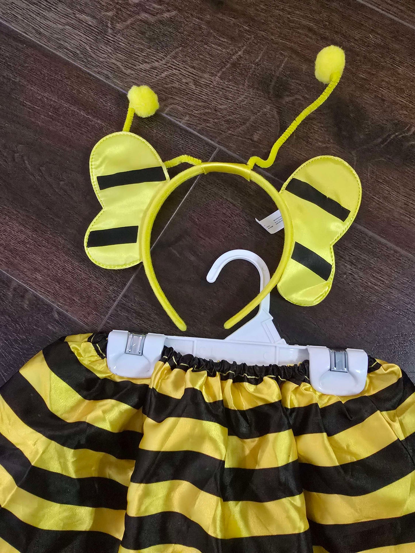 Bumble bee girl toddler costume image 3