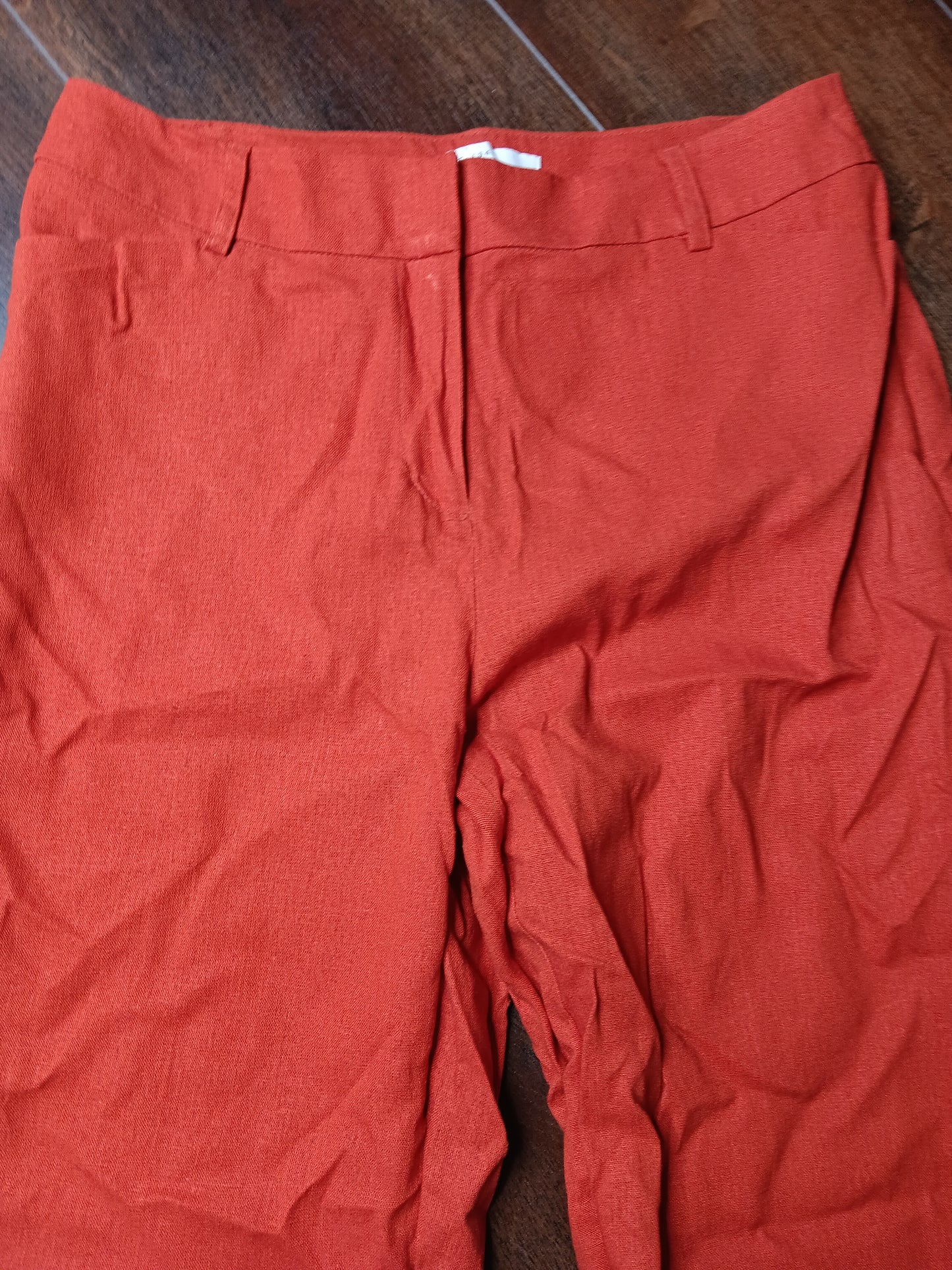 Women Burnt orange pants size 8 image 5