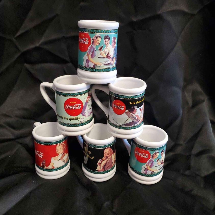 Set of Vintage CocoCola cups image 1