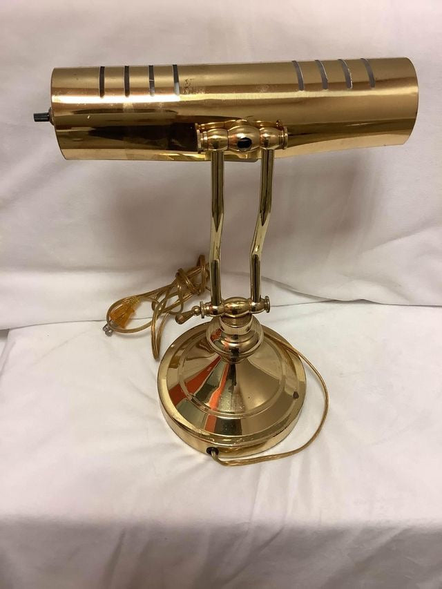 Vintage Brass Desk Lamp image 3