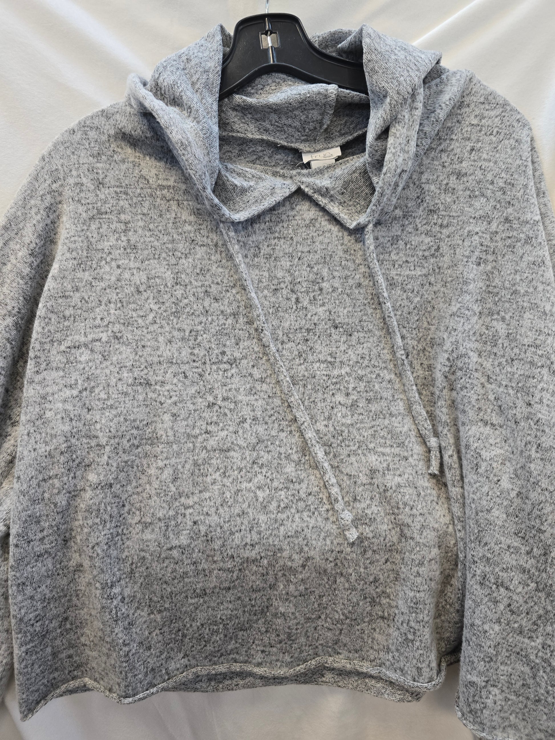 Crop top hoodie sweater 1X image 0