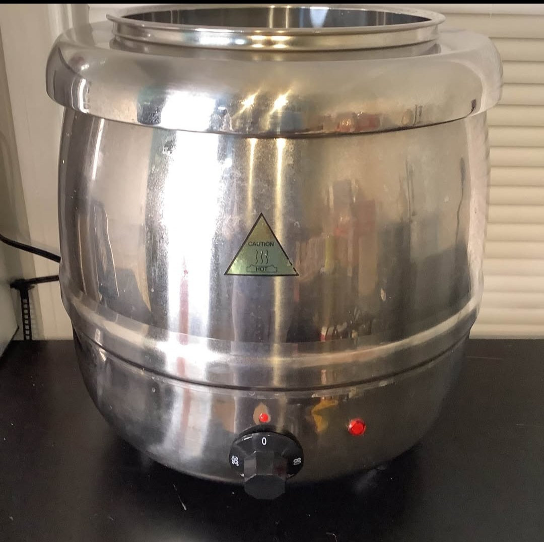 Stainless steel electric soup warmer image 3