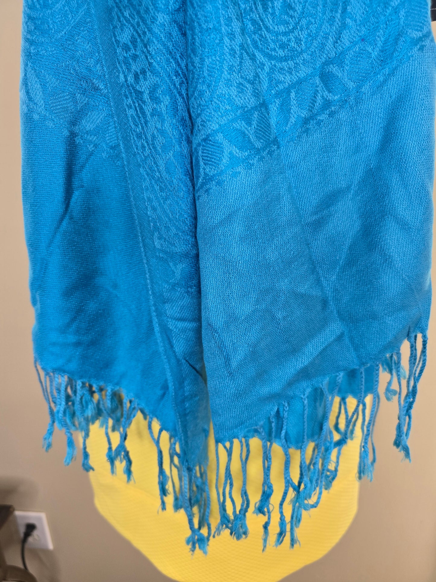 Blue scarf image 3
