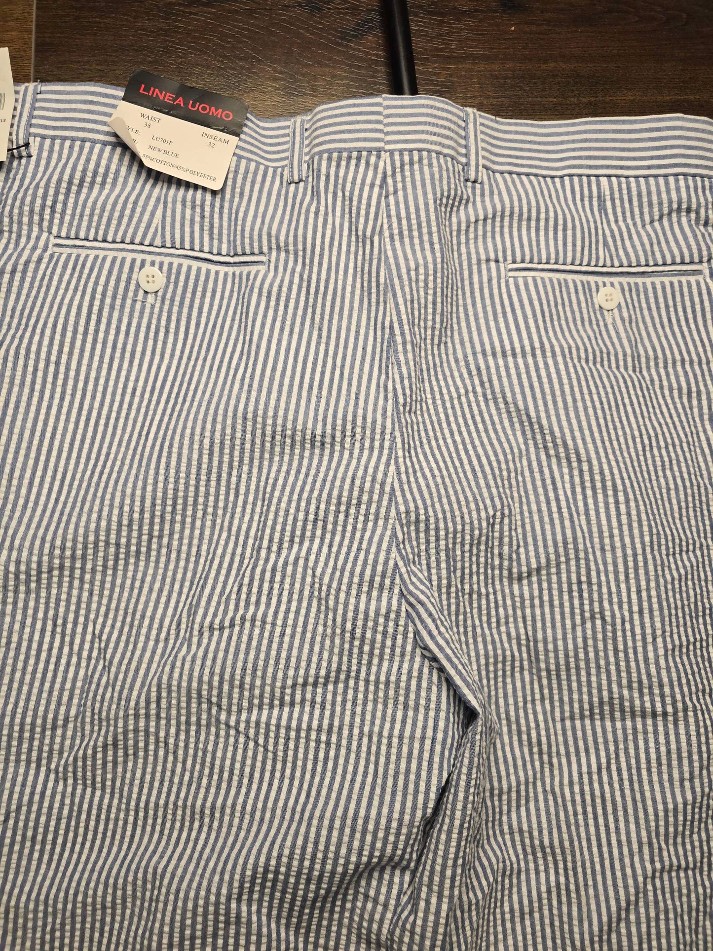 Men dress stripe pants 38x32 image 5