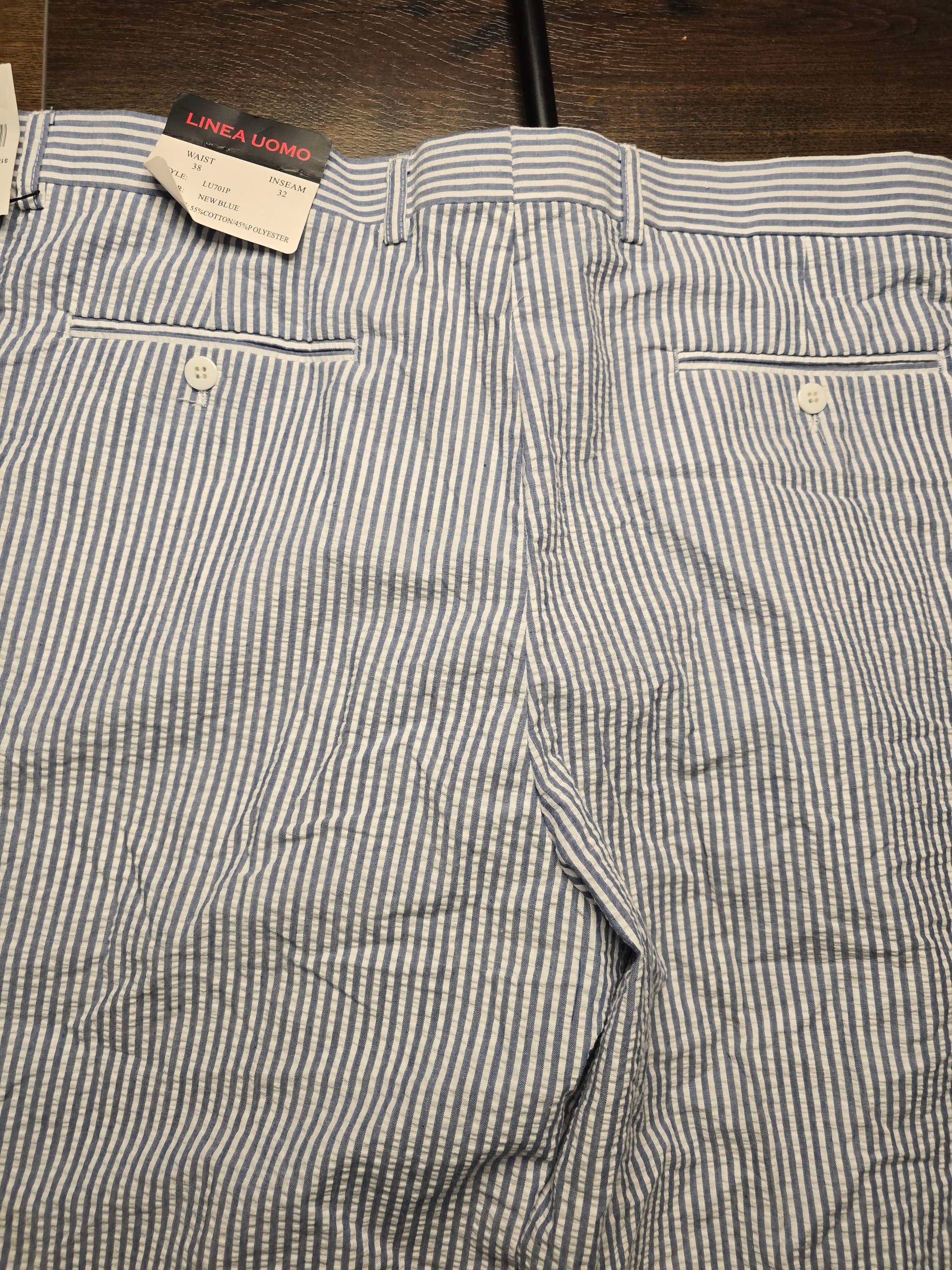 Men dress stripe pants 38x32 image 5