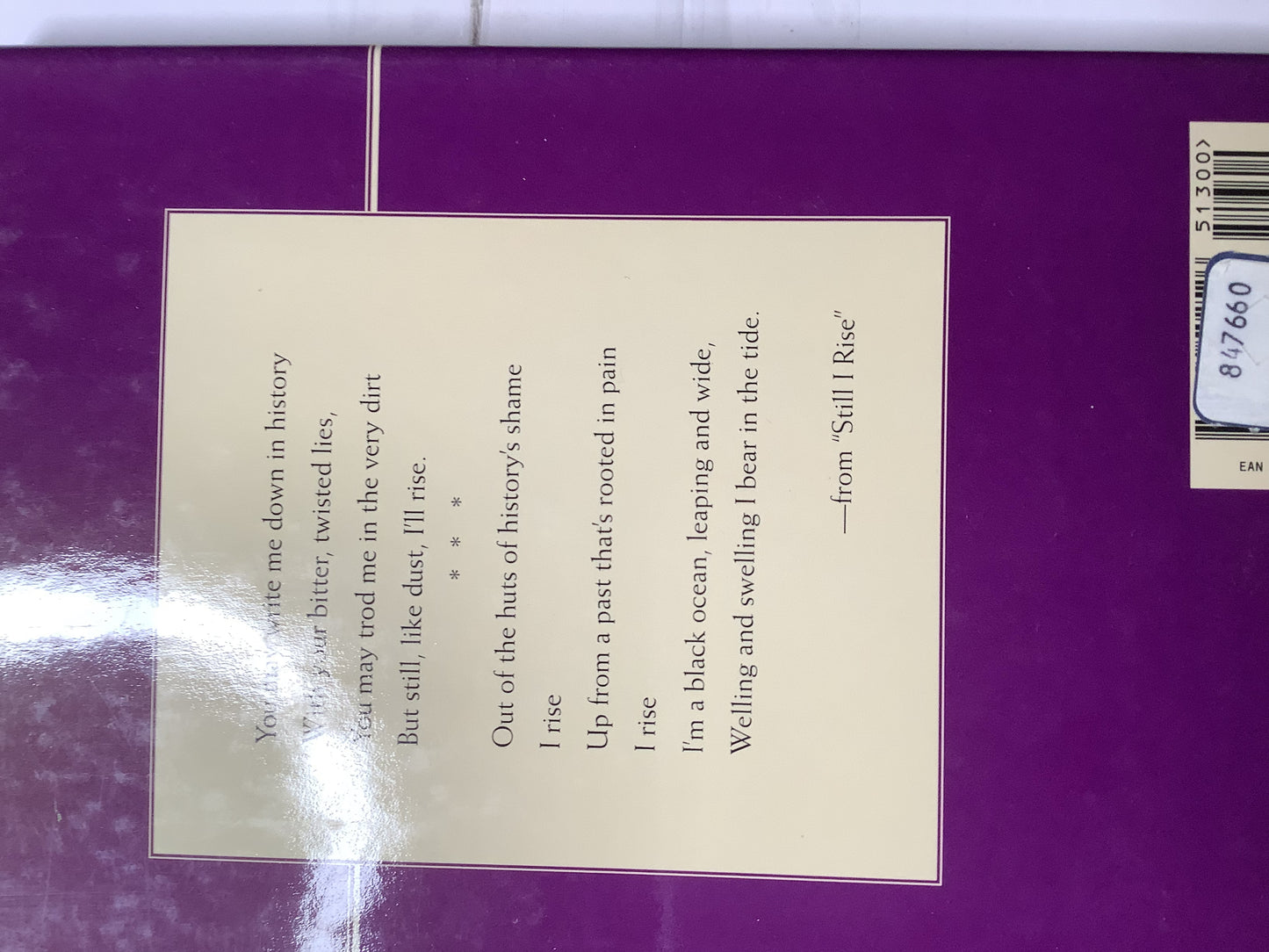 And Still I Rise” by Maya Angelou – Hardcover Book image 5