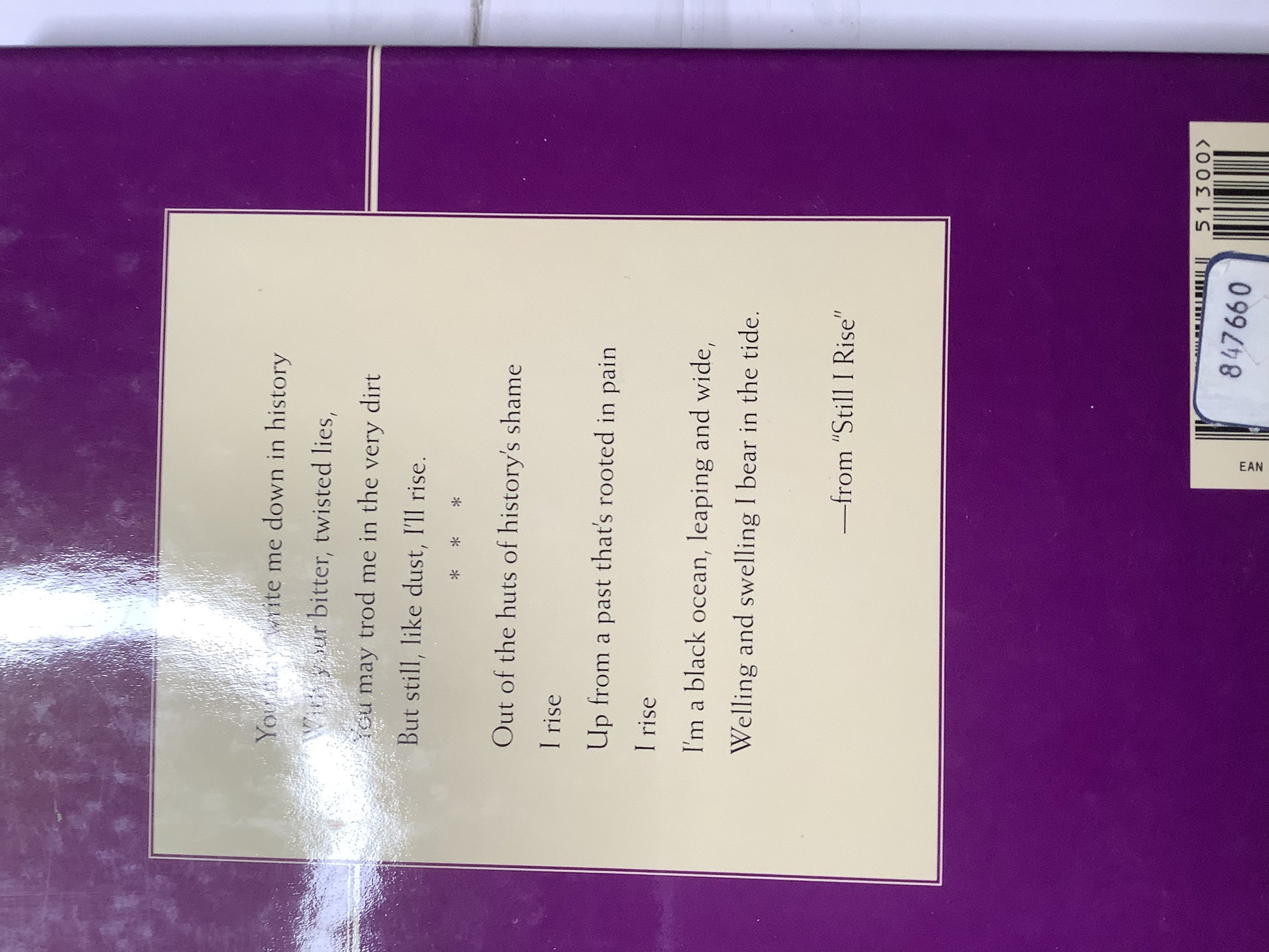 And Still I Rise” by Maya Angelou – Hardcover Book image 5