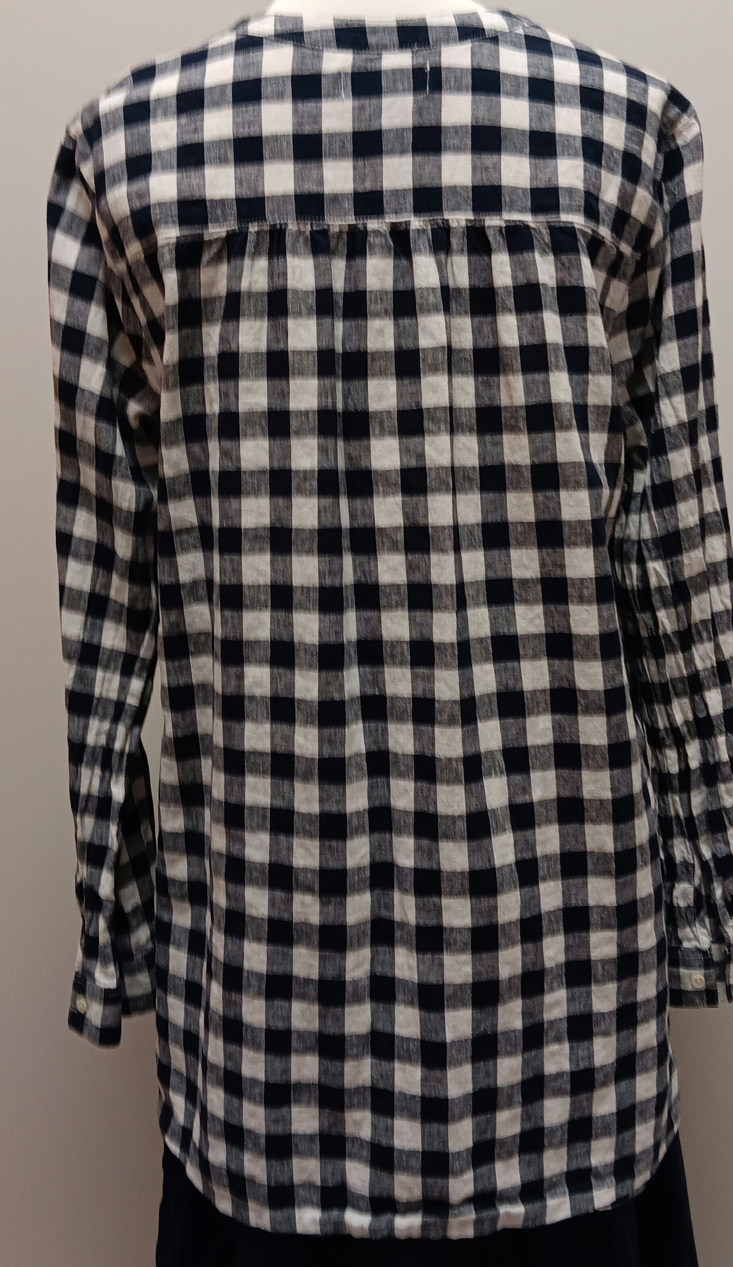 Old navy blue stripe tunic blouse size 1X image 4
