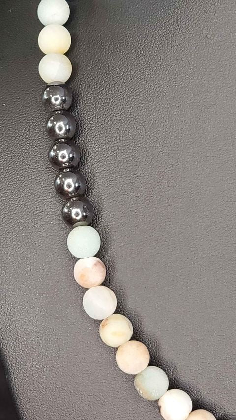 Amazonite 2 peice neacklace and braclet set image 5