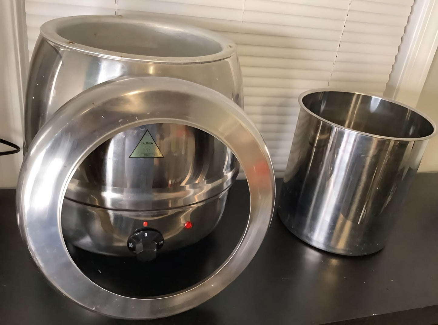 Stainless steel electric soup warmer image 2