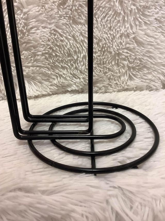 Black Paper Towel Holder image 2