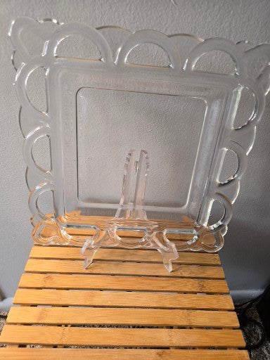 Elegant Glass Serving Tray – Decorative & Functional image 1