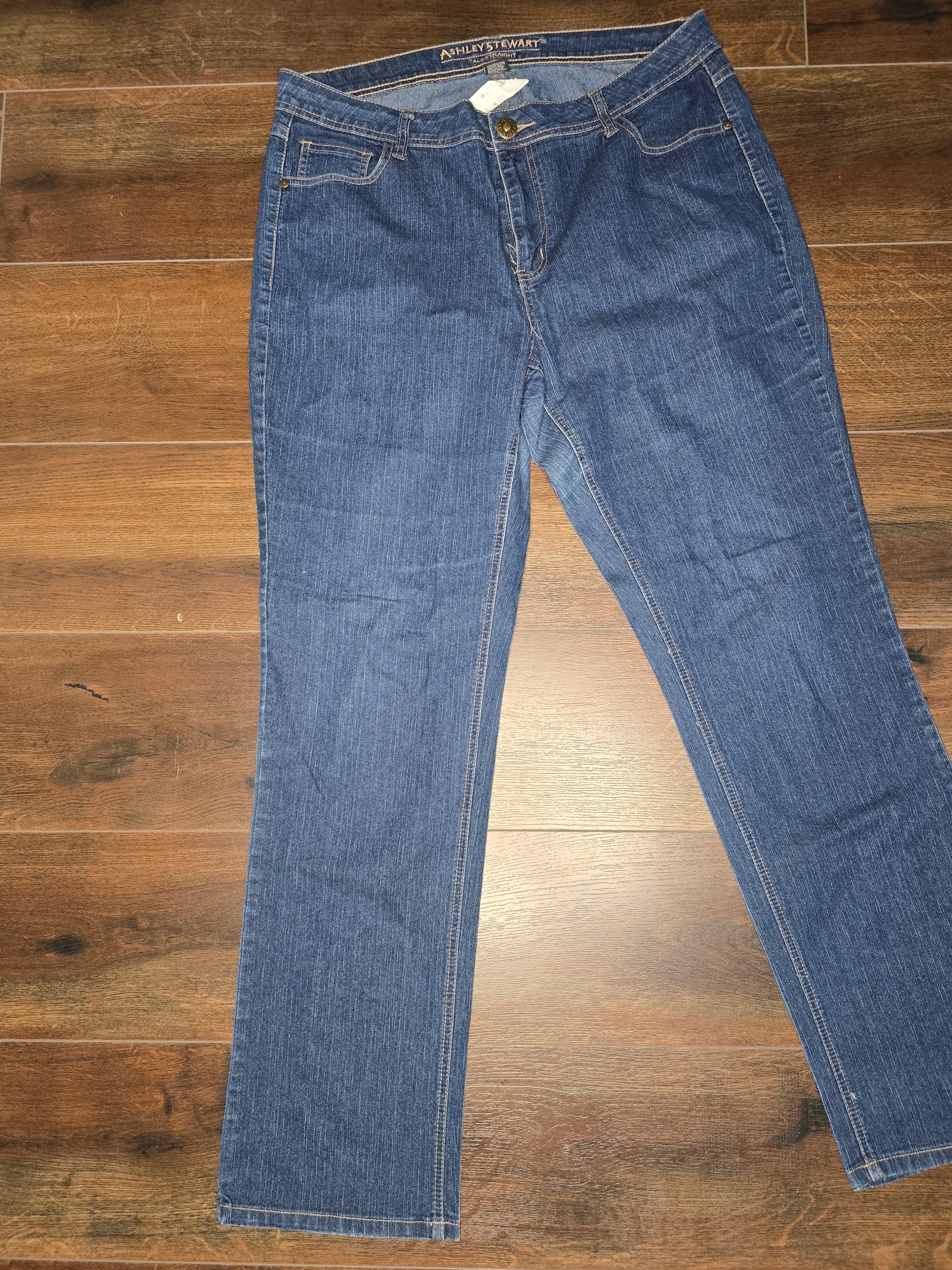 Ashley Stewart straight jeans size 18 image 4