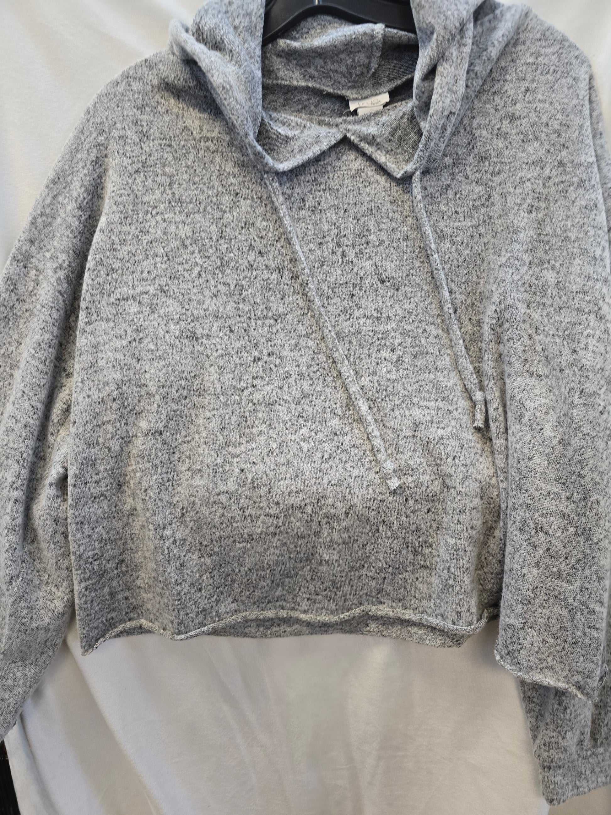 Crop top hoodie sweater 1X image 1
