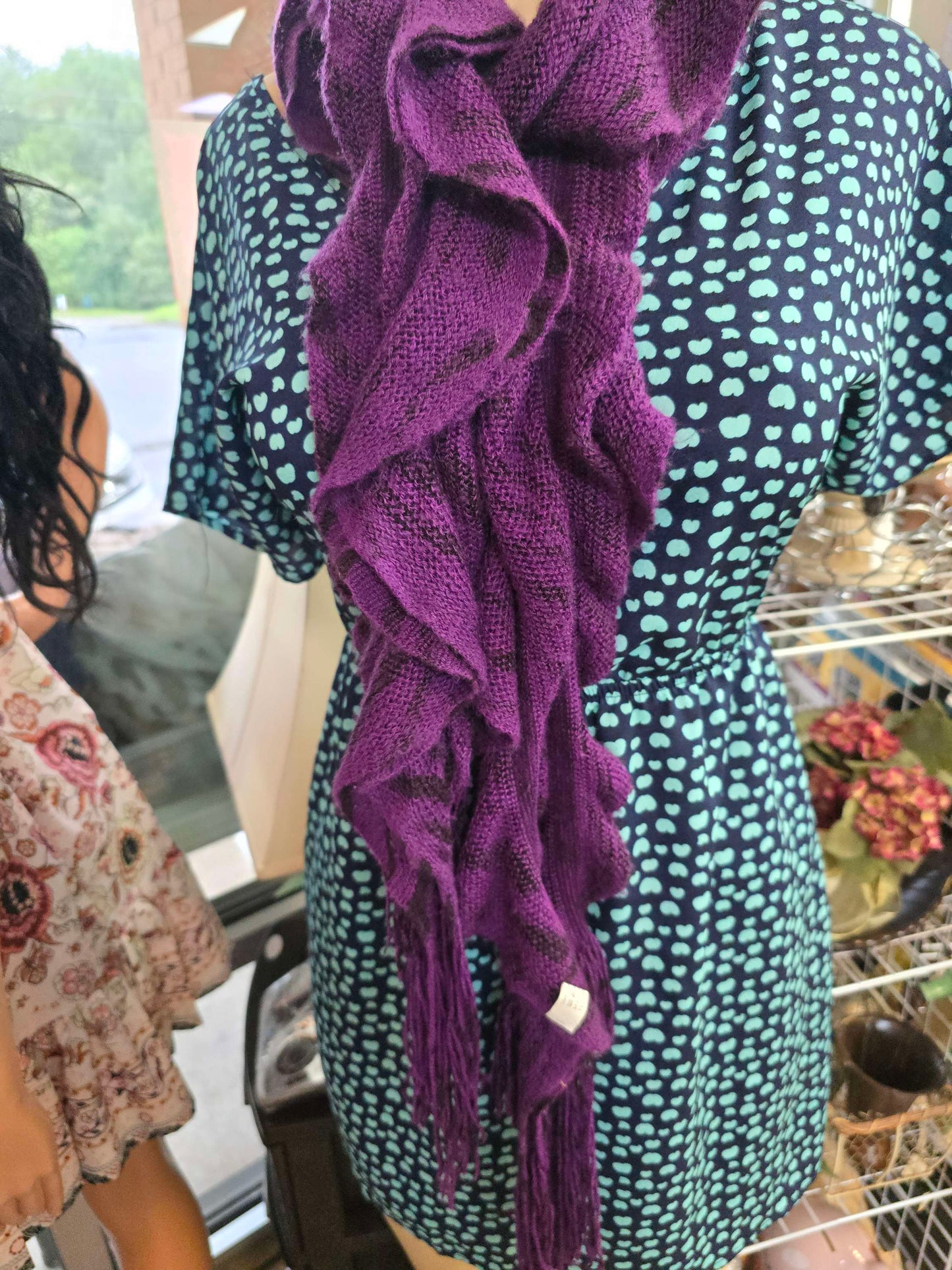 Purple scarf image 1