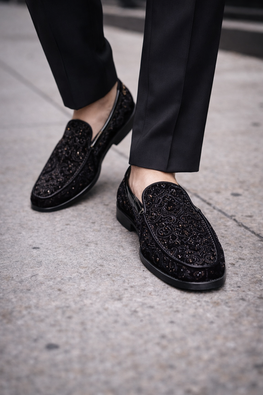 Black loafers size 9 image 1