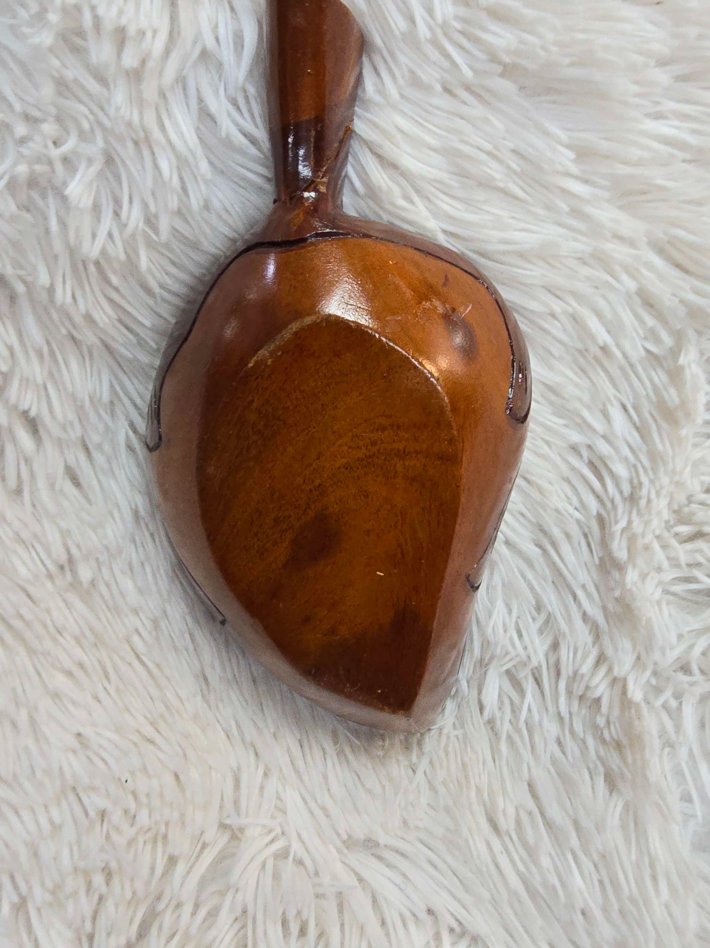 Hand carved wooden dish image 4