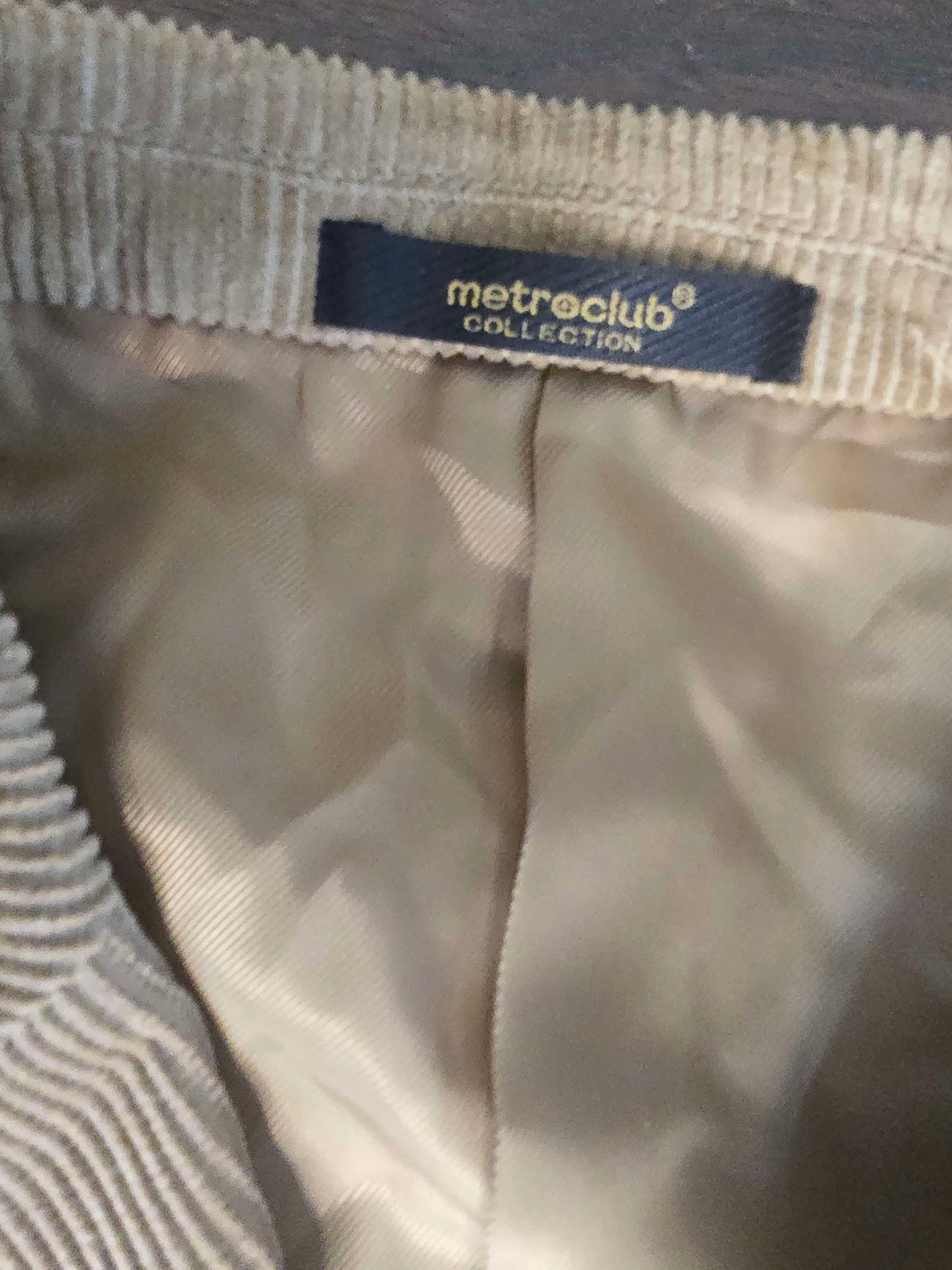 Metro club collection Corduroy jacket size 42s image 5