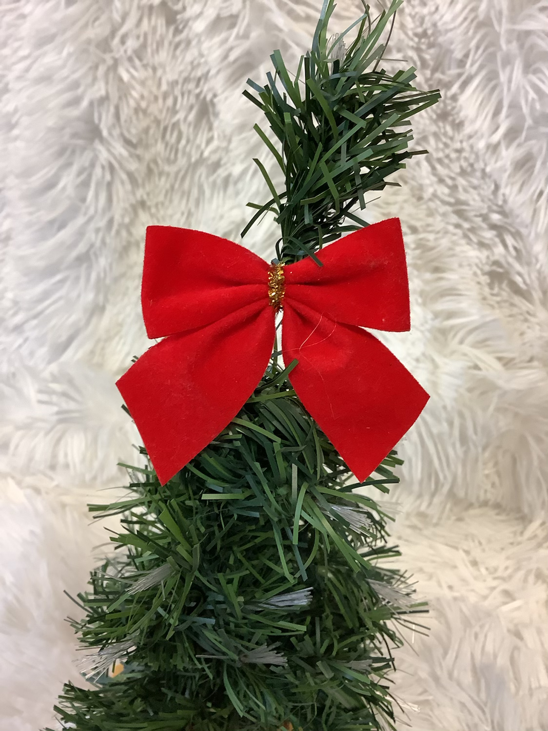Pair Mini light up Christmas tree image 0