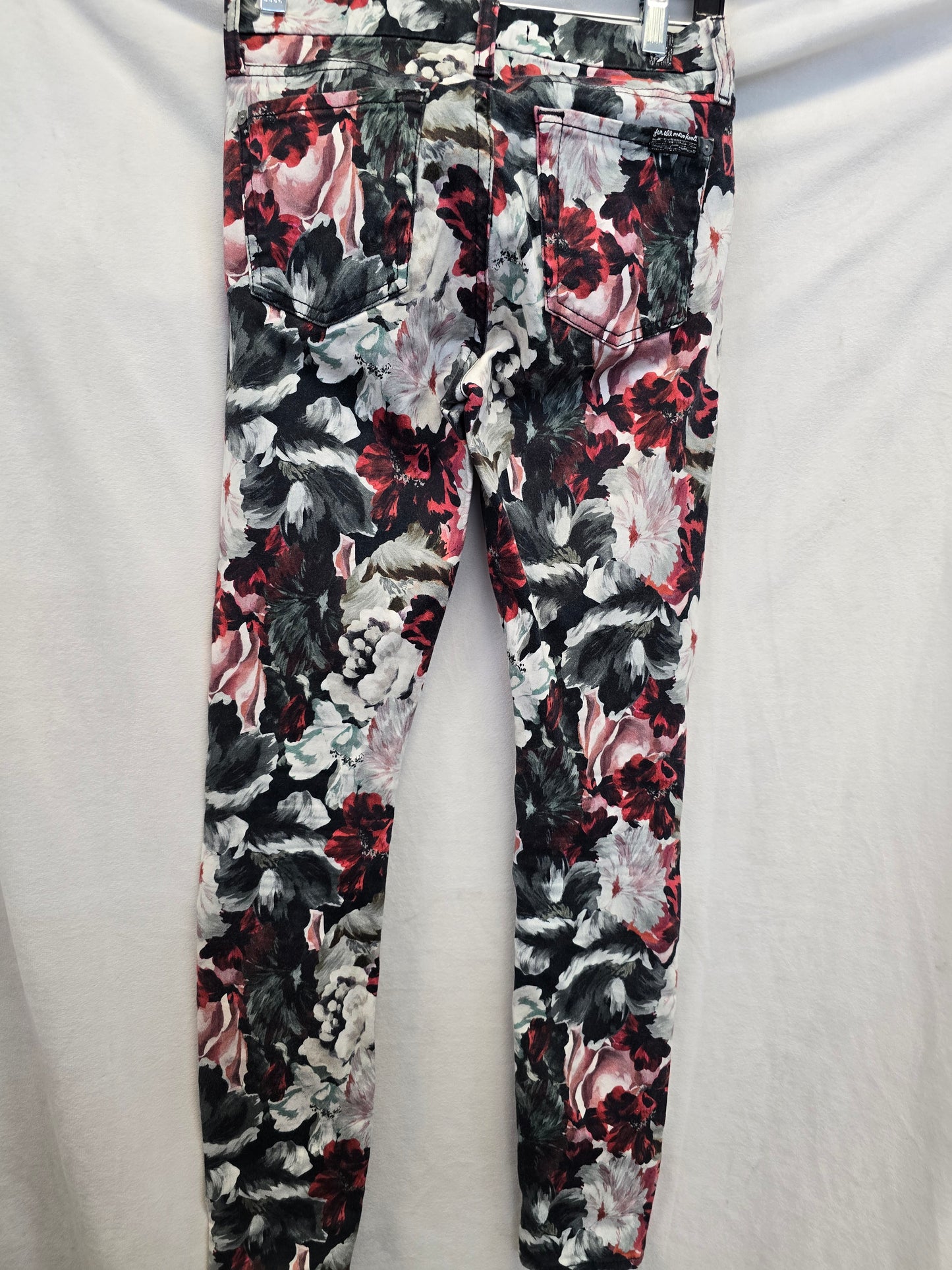 For all mankind floral pants size 28 image 4