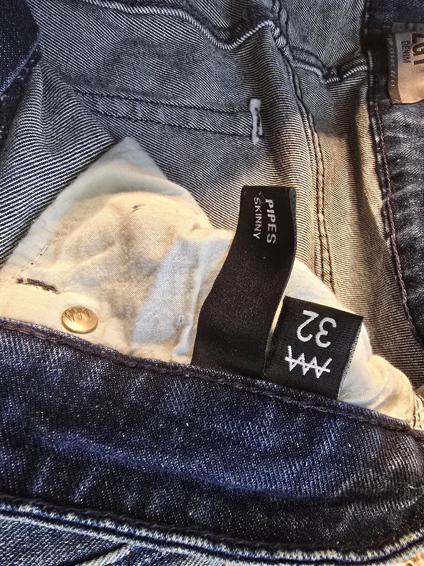 ZGY Denim Pipes Skinny Jeans – Men’s Size 32 image 7