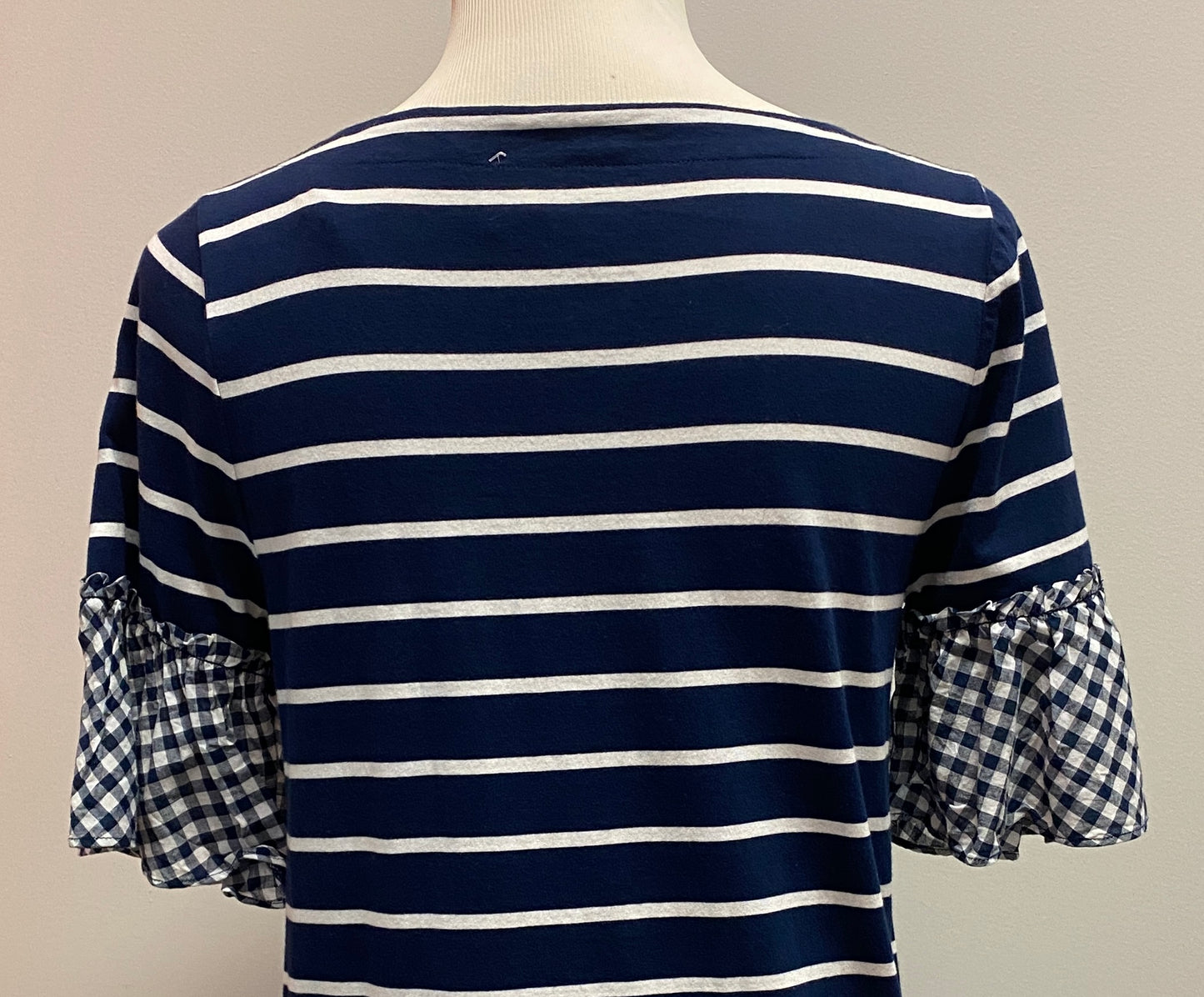 St. John’s Bay Blue Striped Top (M) image 7