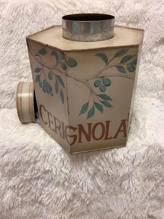 Metal Cerignola Olives Container image 3