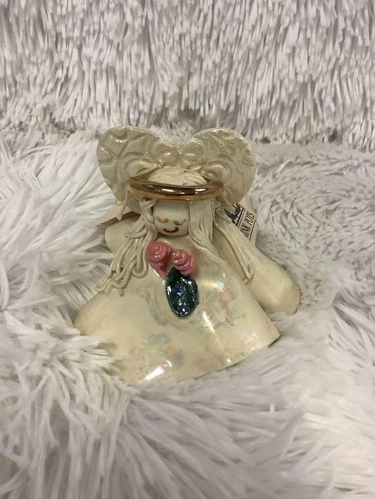 Think pots Small vintage angel  3.5 inches tall image 0