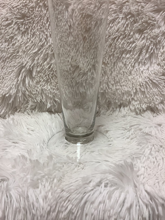 Tall clear vase image 1