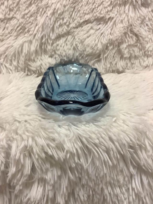 Light blue glass anchor hocking banana split boat image 1