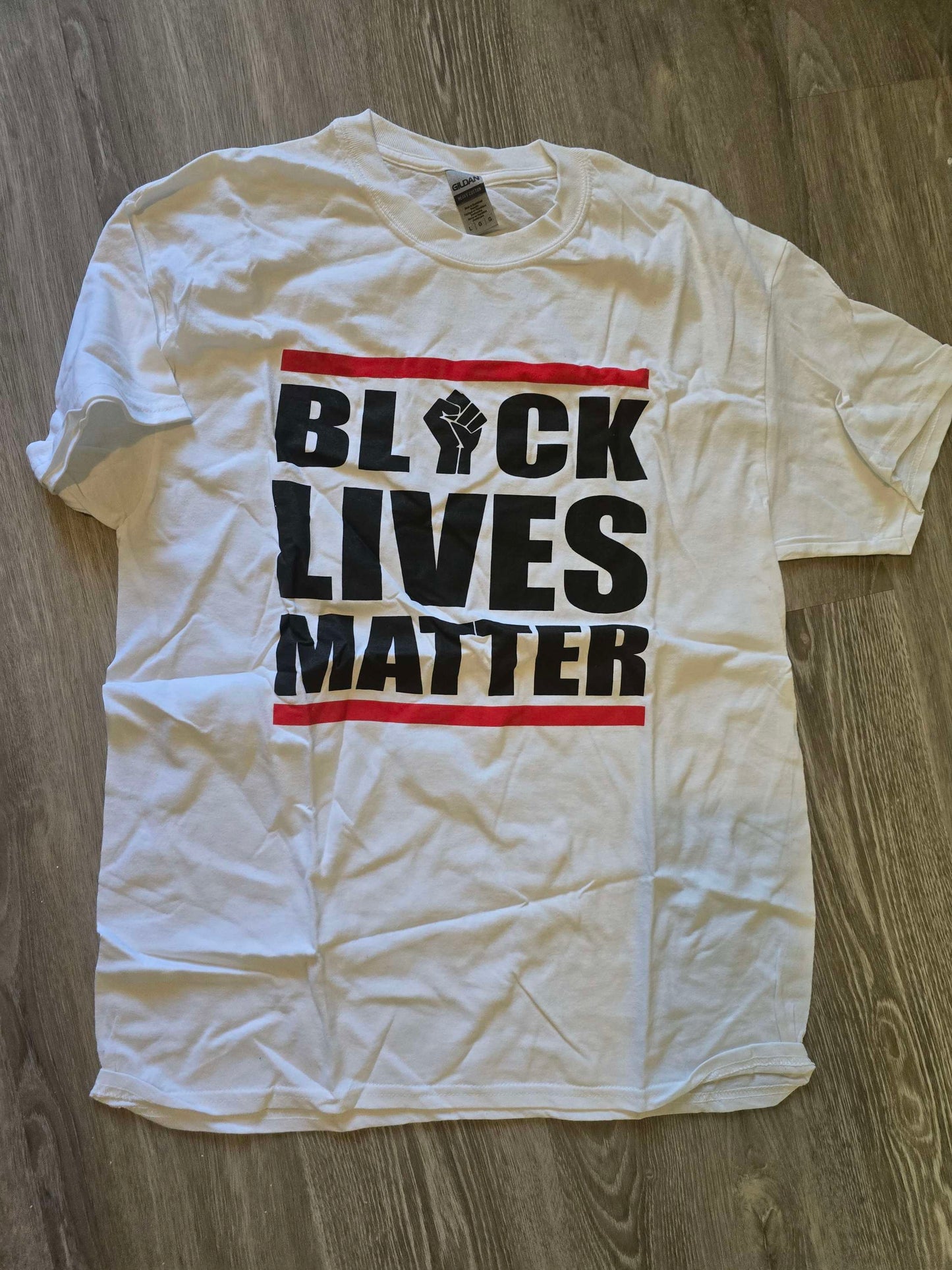 Black lives matter t-shirt size L image 6