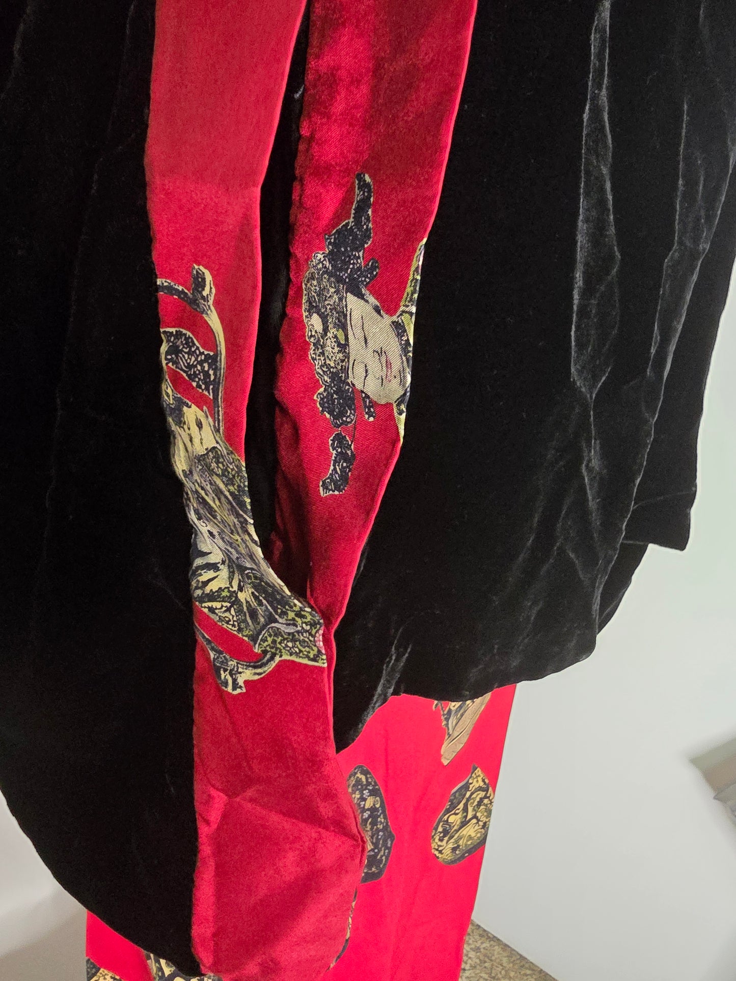 Vintage Asian-Inspired Handbag & Coin Purse Set image 4