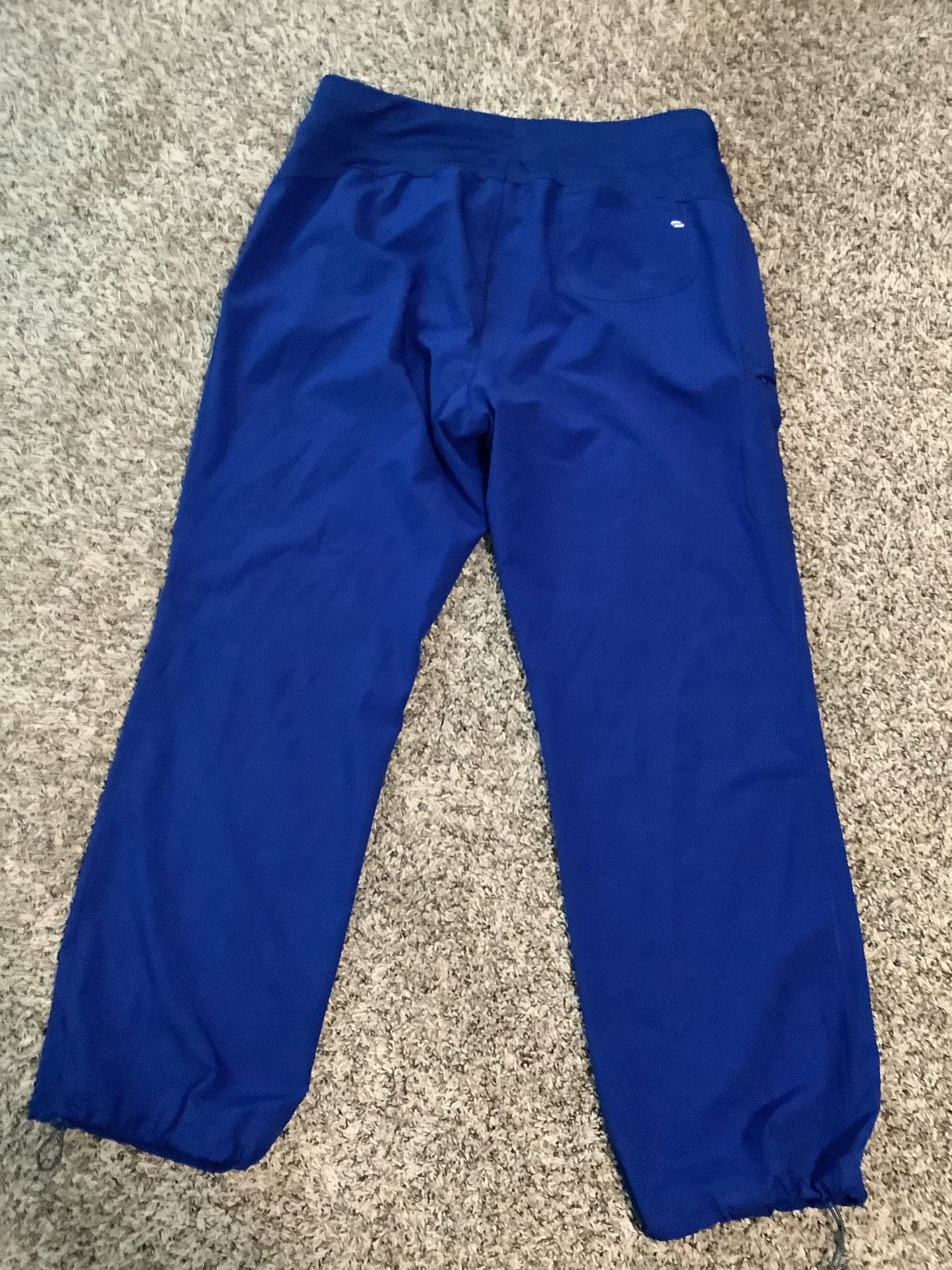 Royal Blue scrub pants size XL image 5