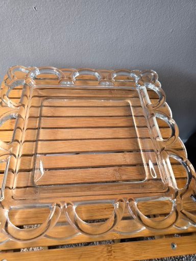 Elegant Glass Serving Tray – Decorative & Functional image 0