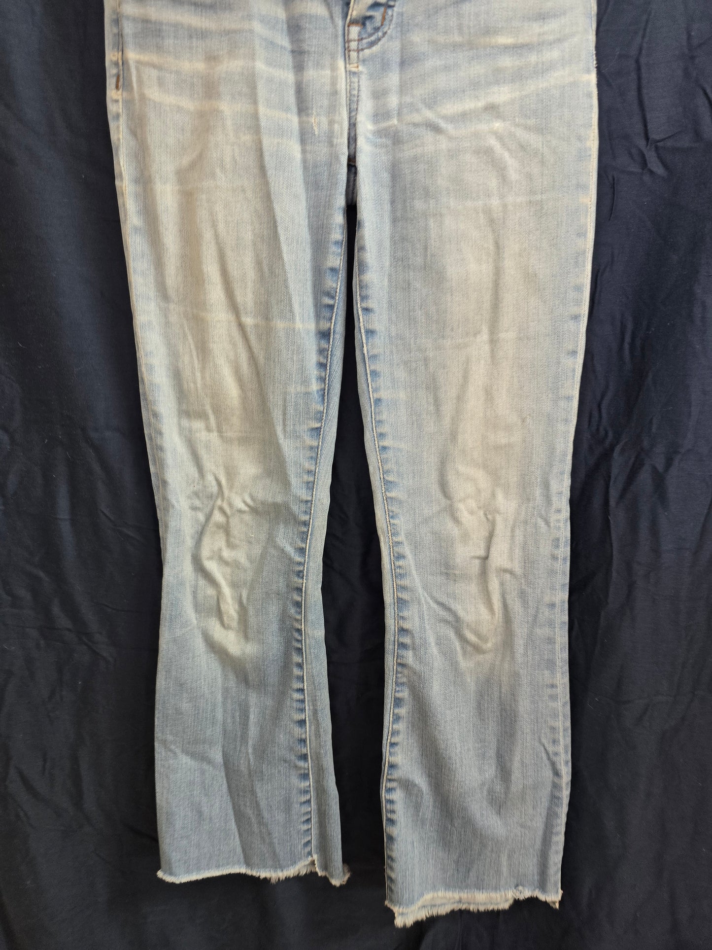 Madewell Cai Demi-Boot Cut Jeans Pants Raw Hem Size 25 Women image 3