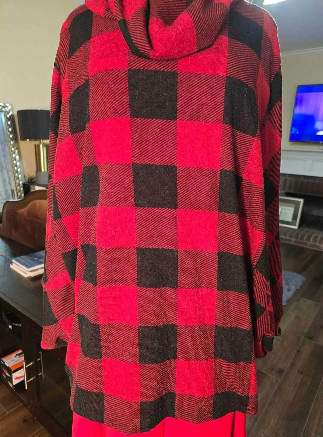 Plaid sweater image 1