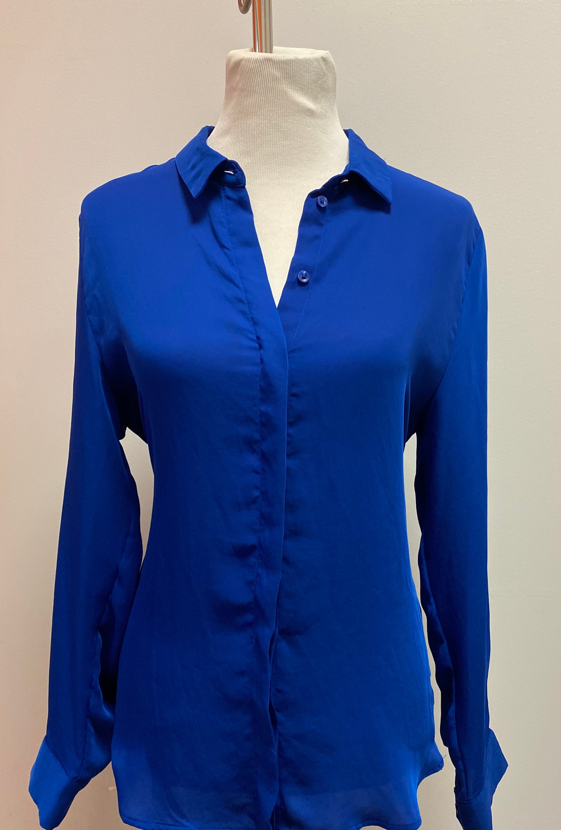 H&M Blue Blouse (Size: 8) image 0