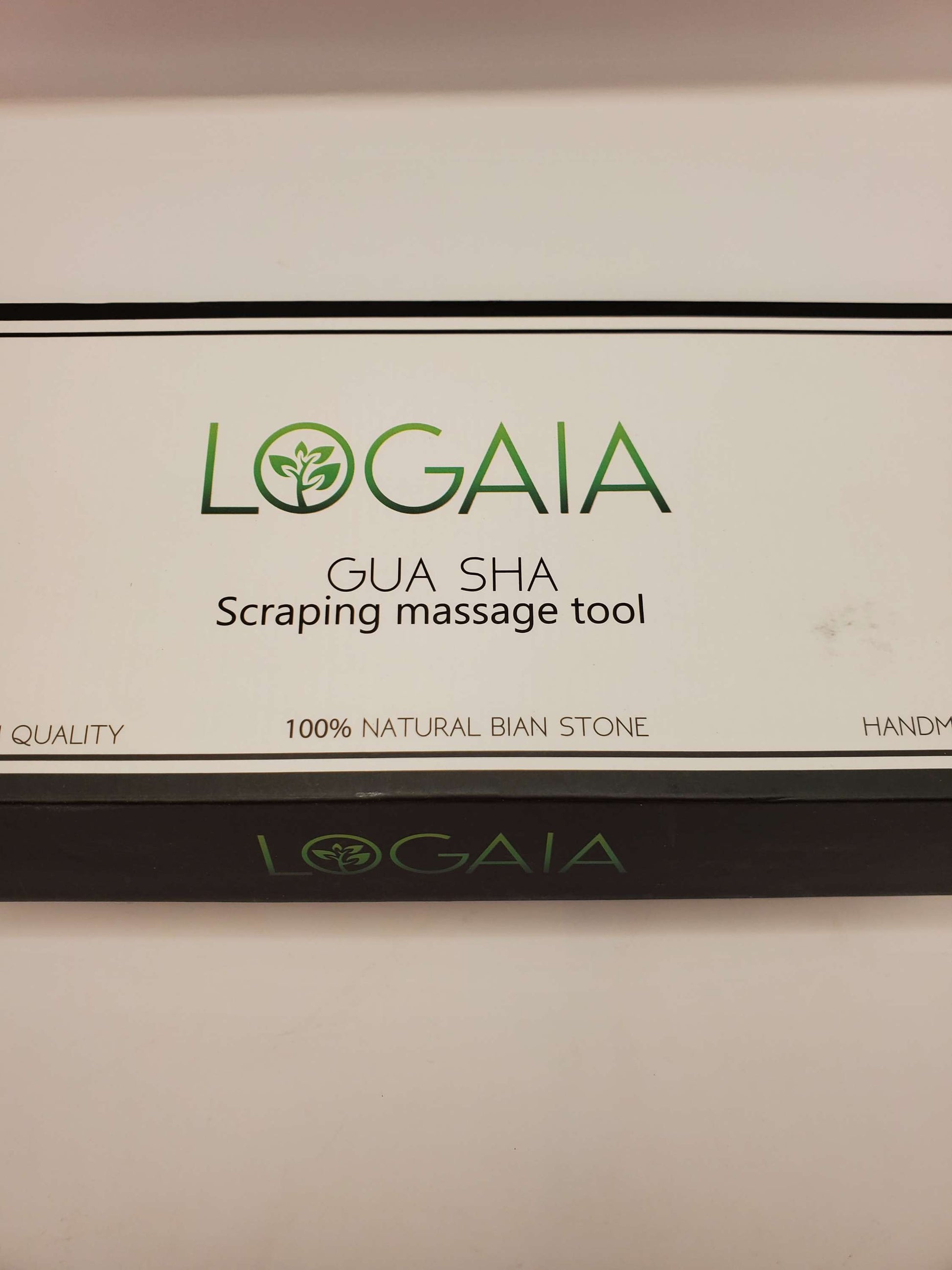 Logaia gua sha 100% natural bian Scraping massage stone image 2