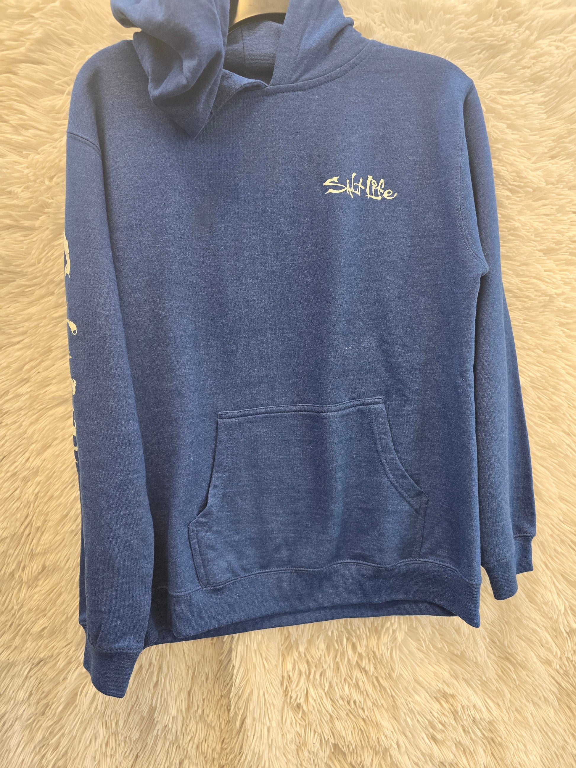 Blue hoodie sweater size Large image 0