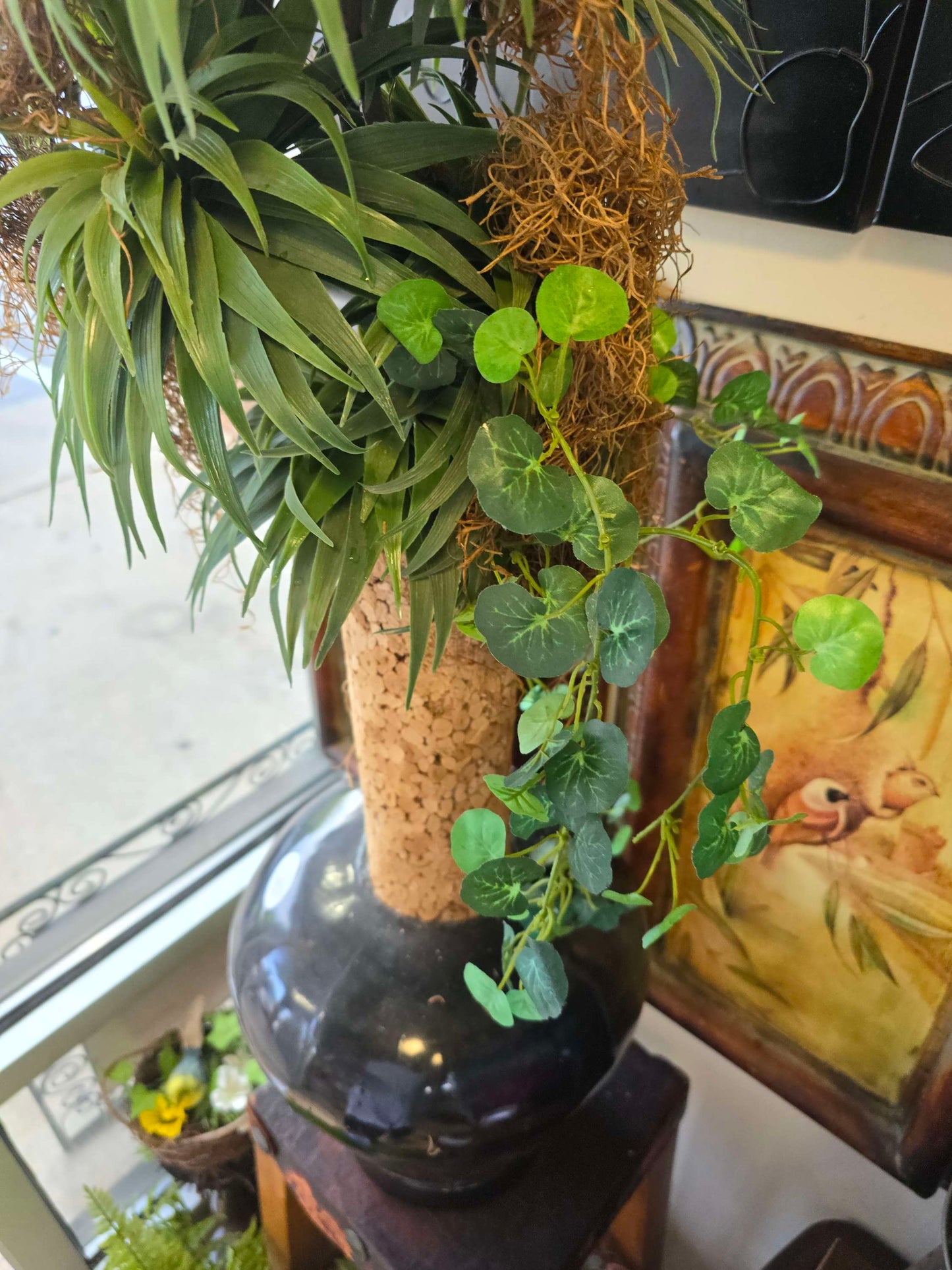 Vase with green plant image 7