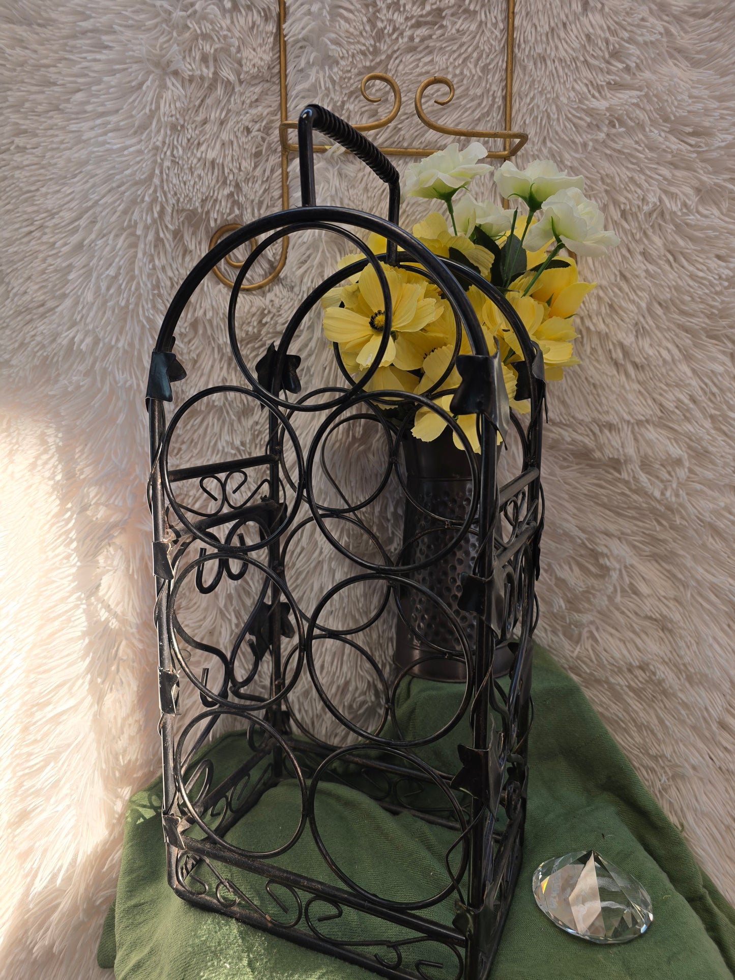 Wrought iron Wine holder image 0