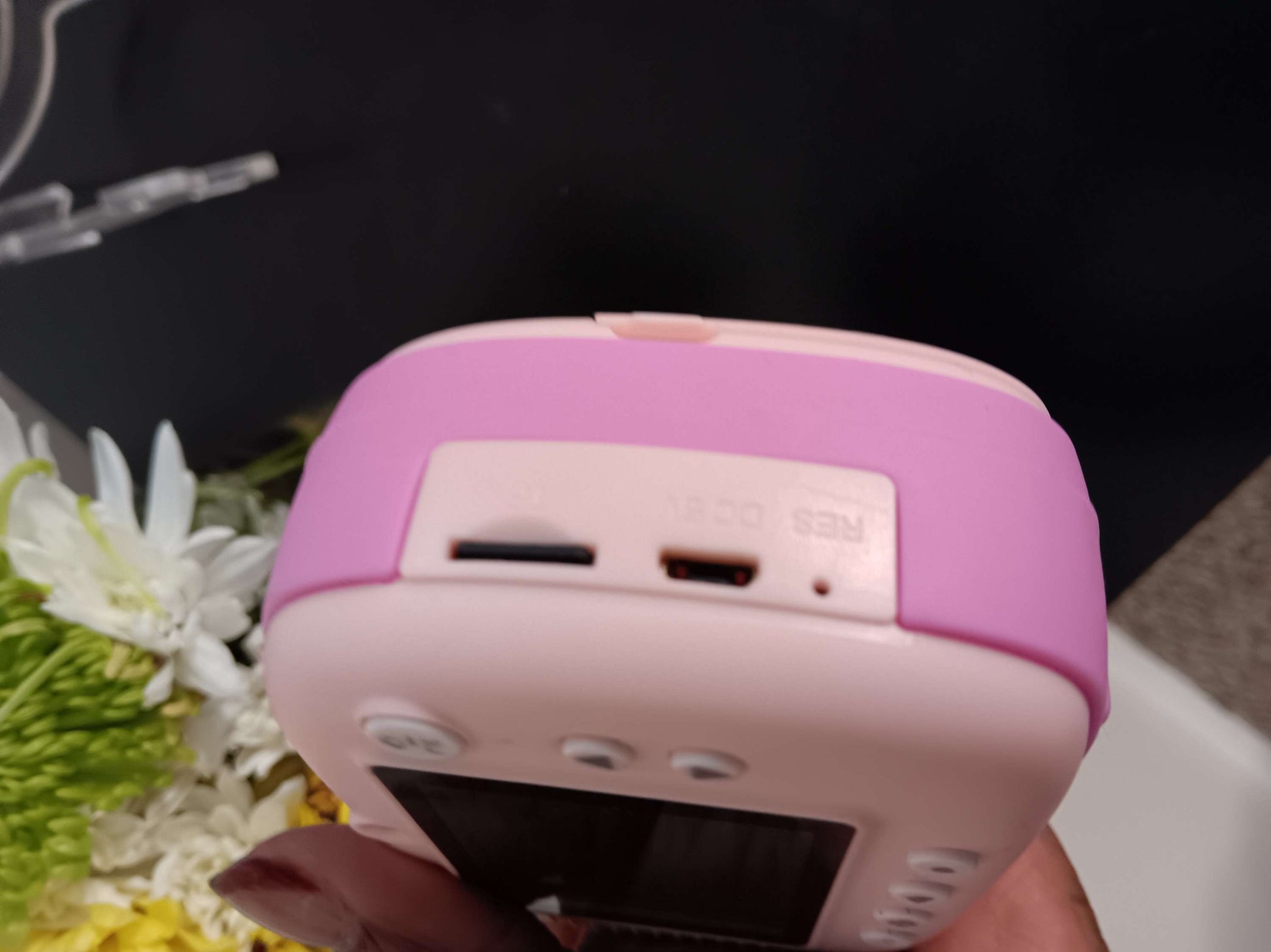 Kids Unicorn Instant Print Camera with 32GB Card – Pink image 3