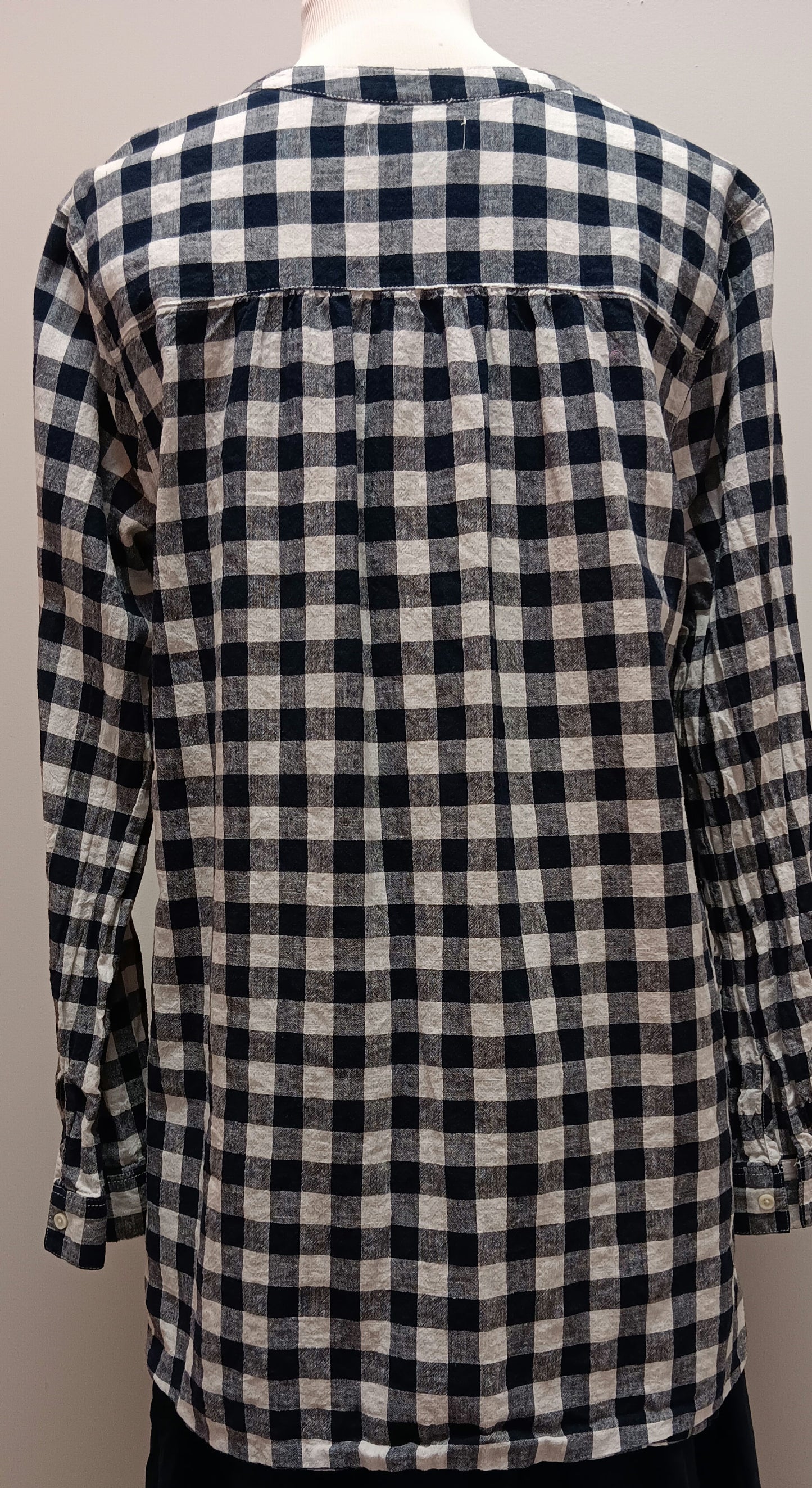 Old navy blue stripe tunic blouse size 1X image 7