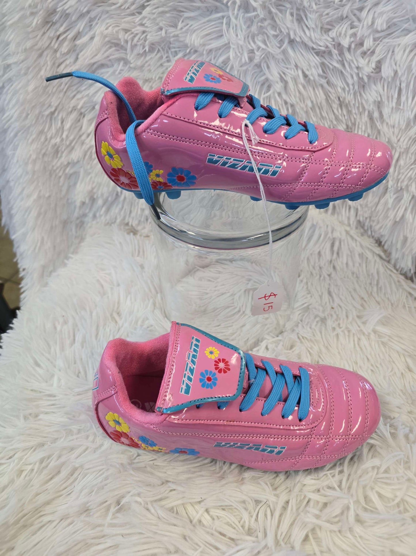 Pink football boots 3Y image 0