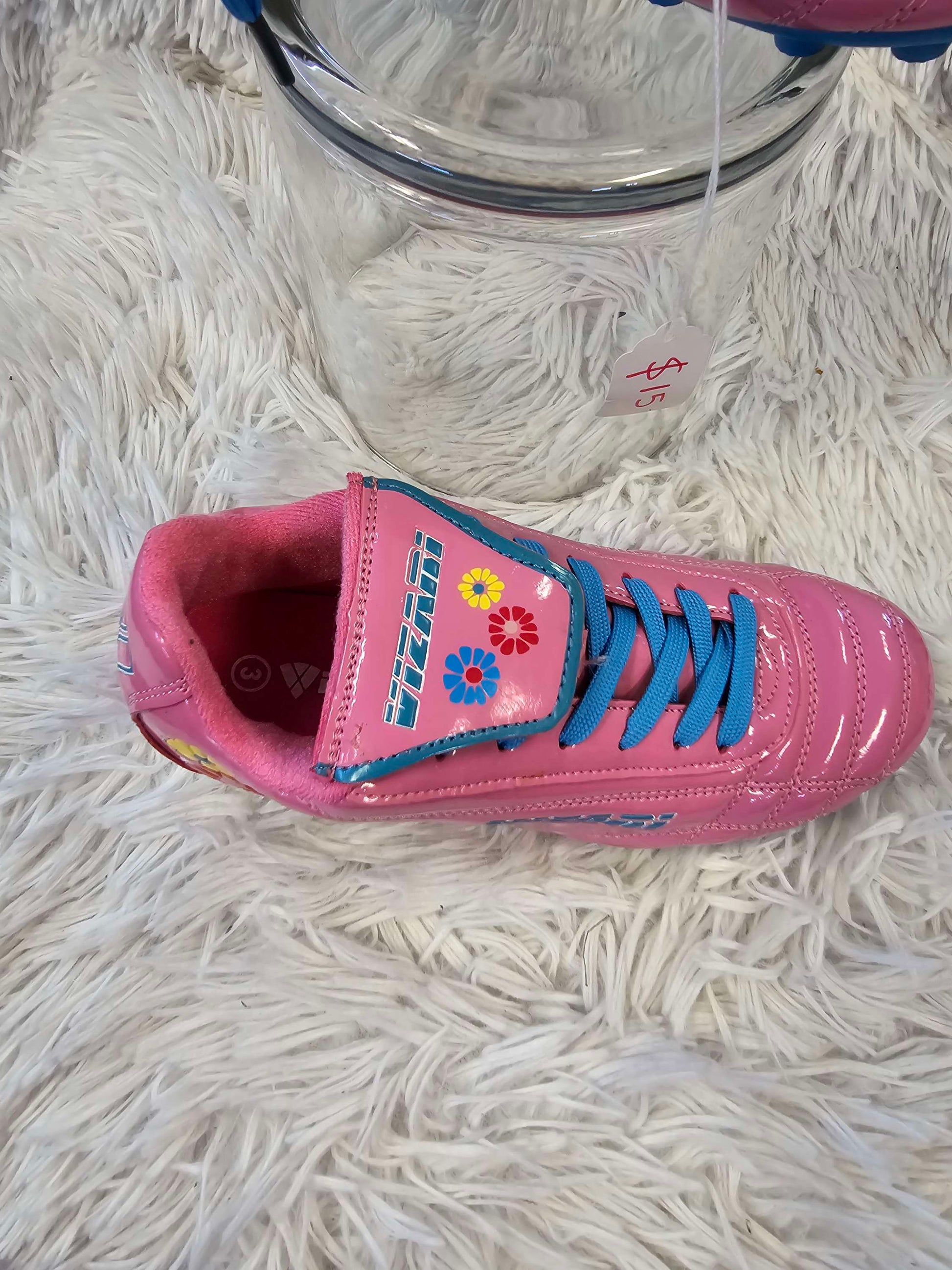 Pink football boots 3Y image 4