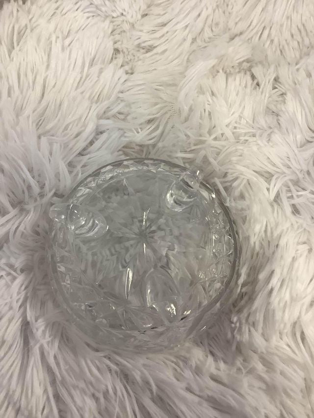 Three legged glass bowl image 3