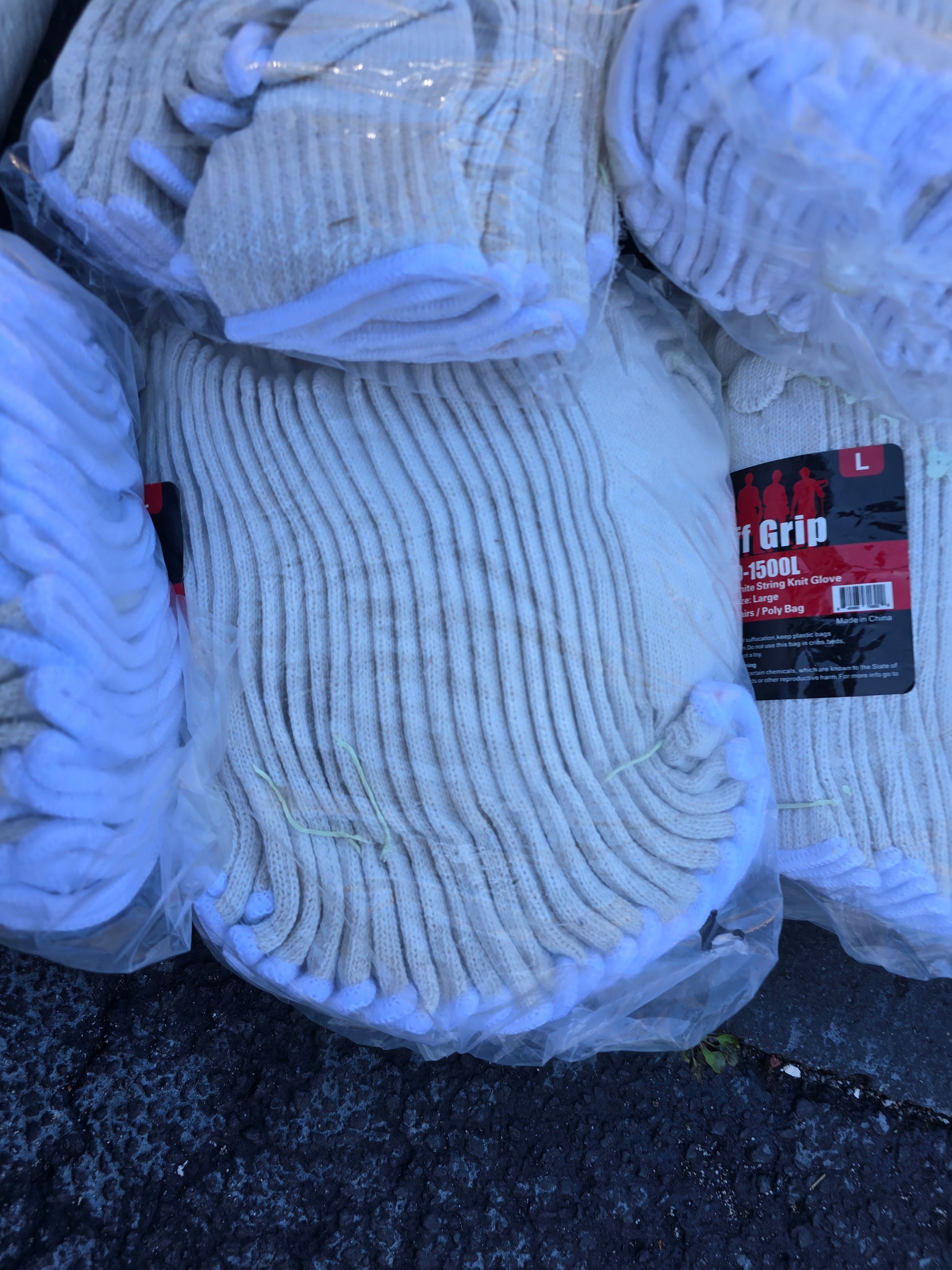 Tuff grip nylon gloves 6 packs image 1