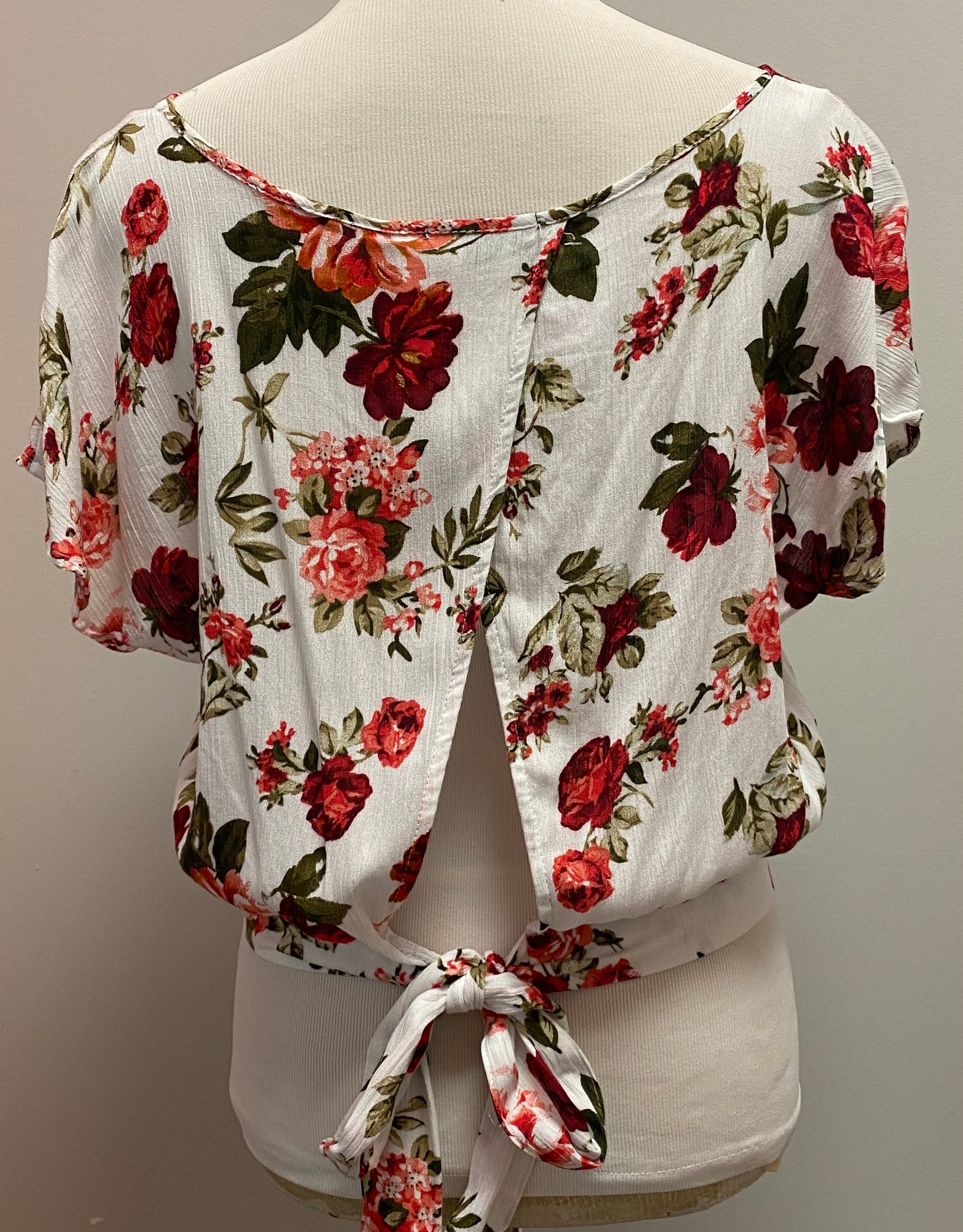 Ambiance Floral Print Blouse (L) image 7