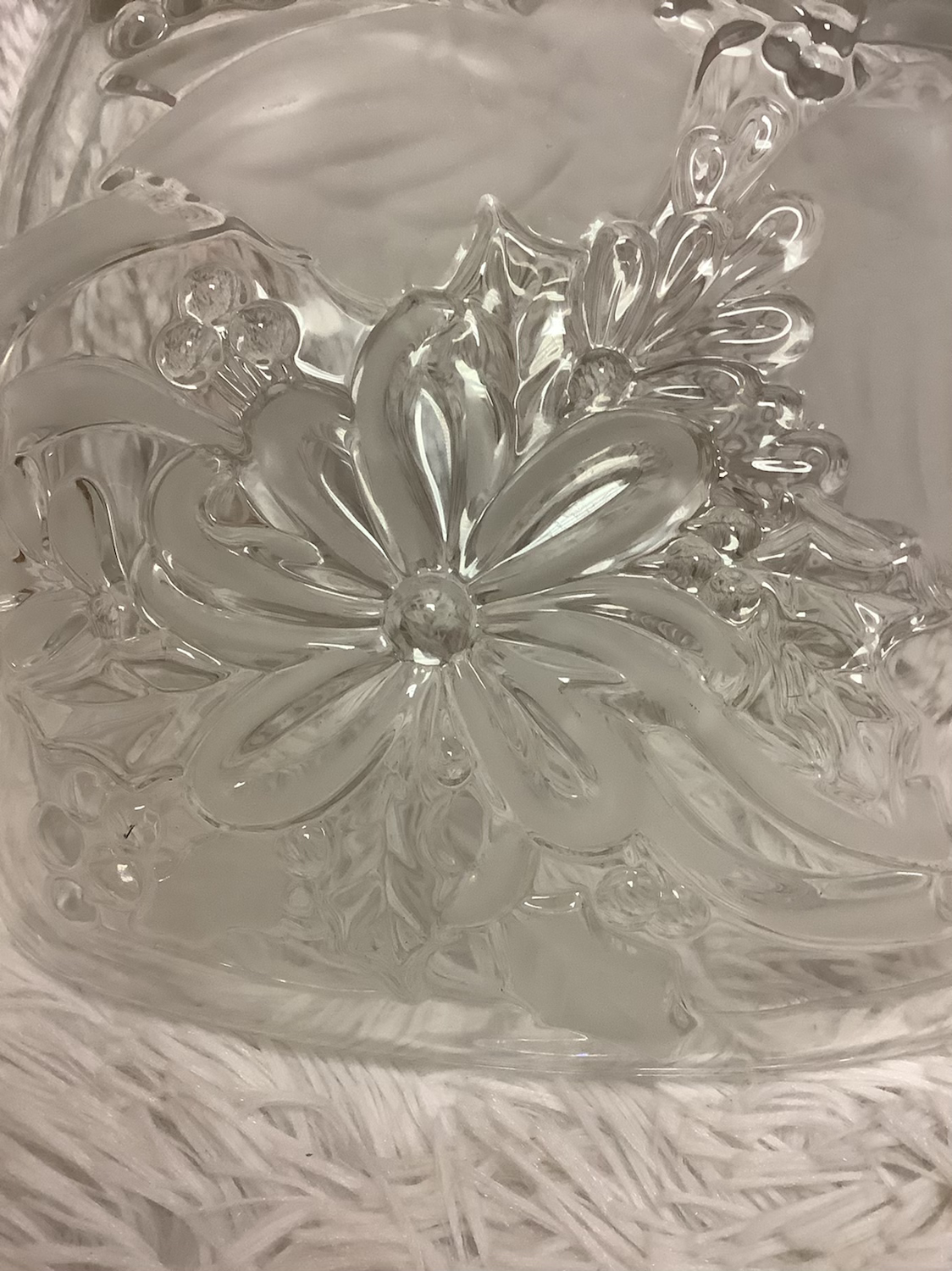 Gorham Crystal Holiday Bowl image 4